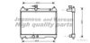 ASHUKI T553-10 Radiator, engine cooling